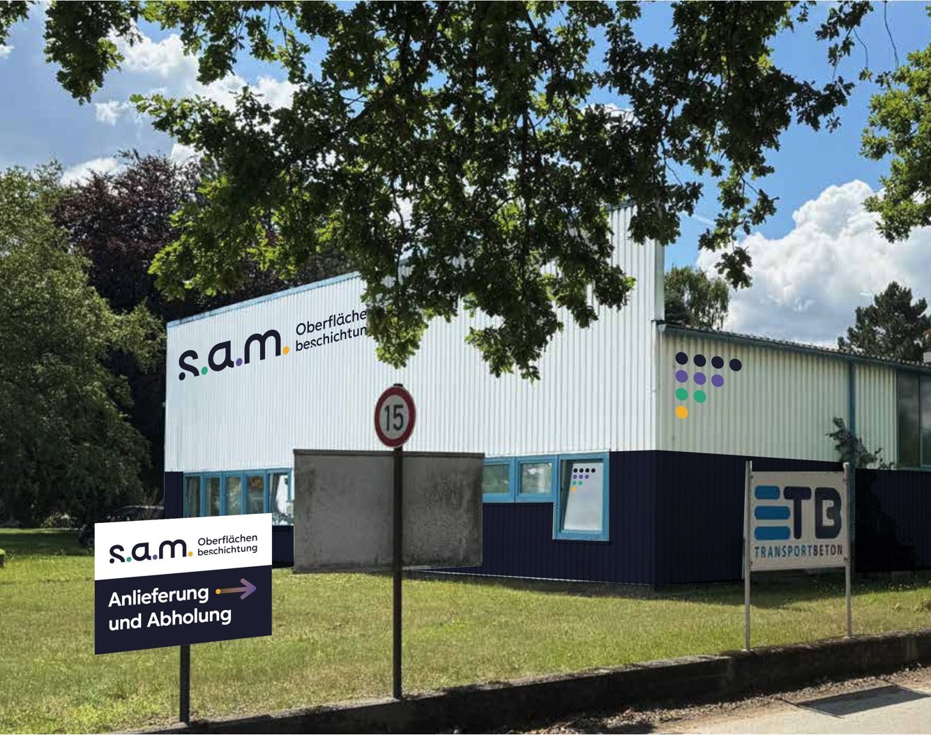 s.a.m. Außenansicht Halle